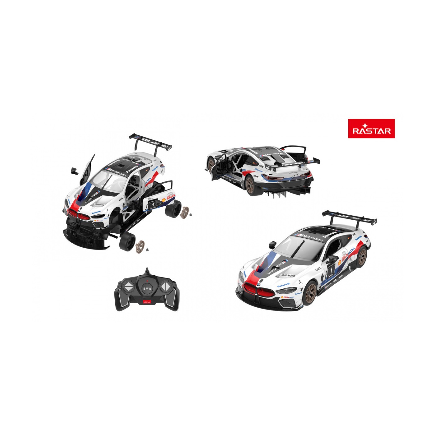 Autíčko R/C BMW M8 GTE 1:18 RASTAR