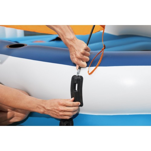 Veľký Ostrov na plávanie 6-miestny BESTWAY 373x264x73cm + Strecha + Termotaška + Sieťové dno + Opierky