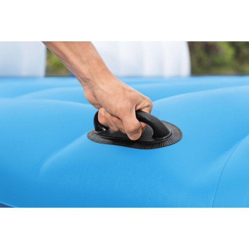 Veľký Ostrov na plávanie 6-miestny BESTWAY 373x264x73cm + Strecha + Termotaška + Sieťové dno + Opierky