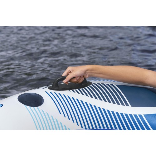 Nafukovací Matrac na plávanie Rapid Rider BESTWAY 135cm + Opar + Sieťové dno + Miesto na nápoje + Uchyt