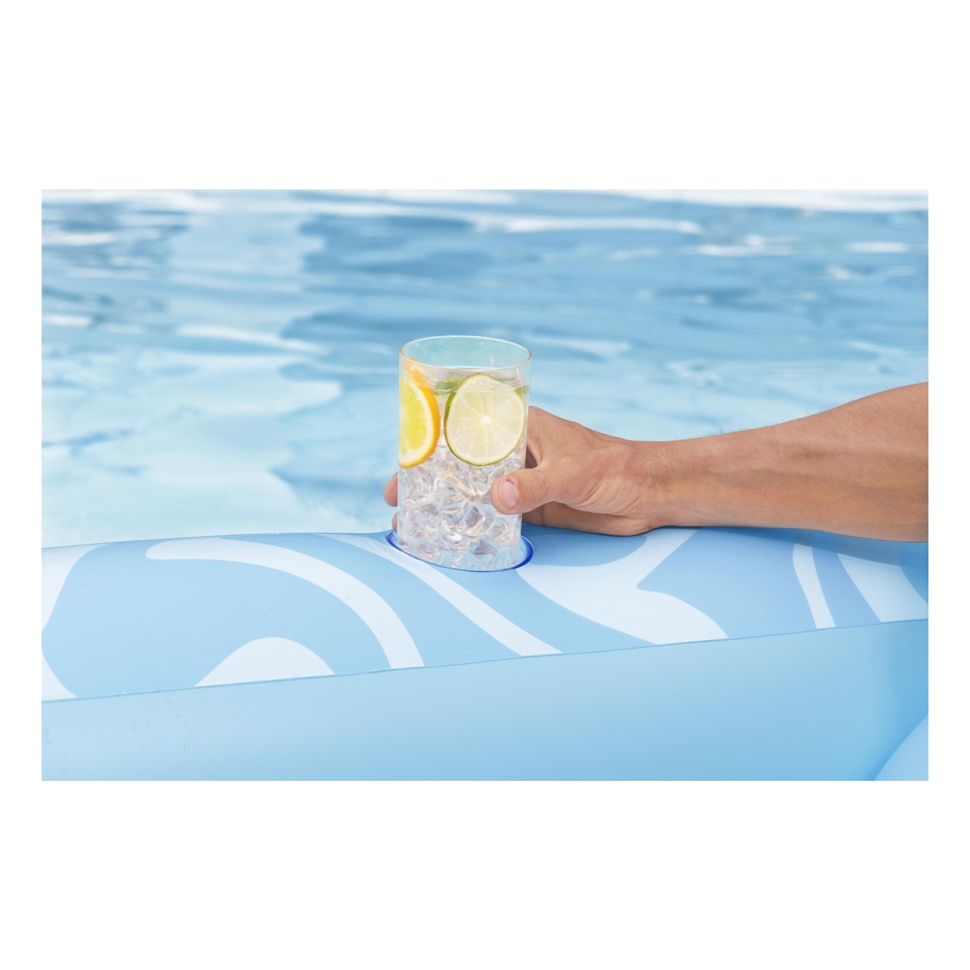 Sun Kiss BESTWAY nafukovací matrac na kúpanie s opierkou chrbta