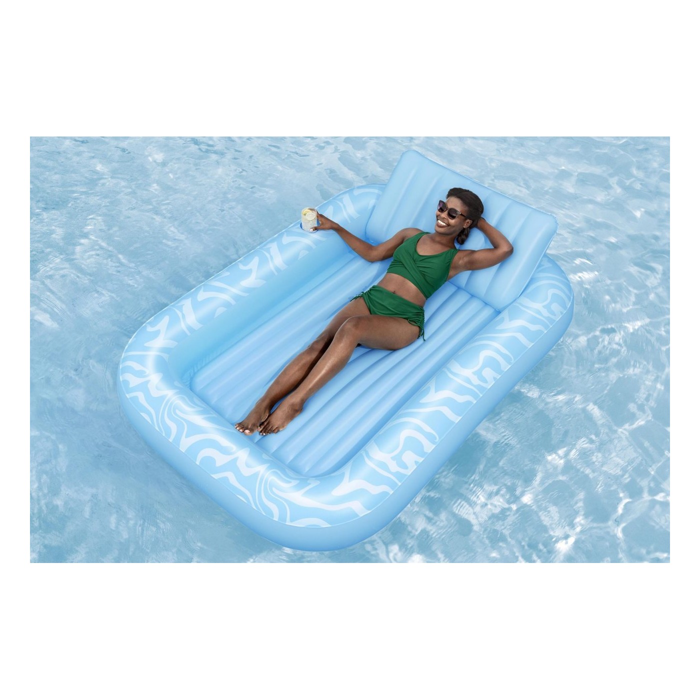 Sun Kiss BESTWAY nafukovací matrac na kúpanie s opierkou chrbta