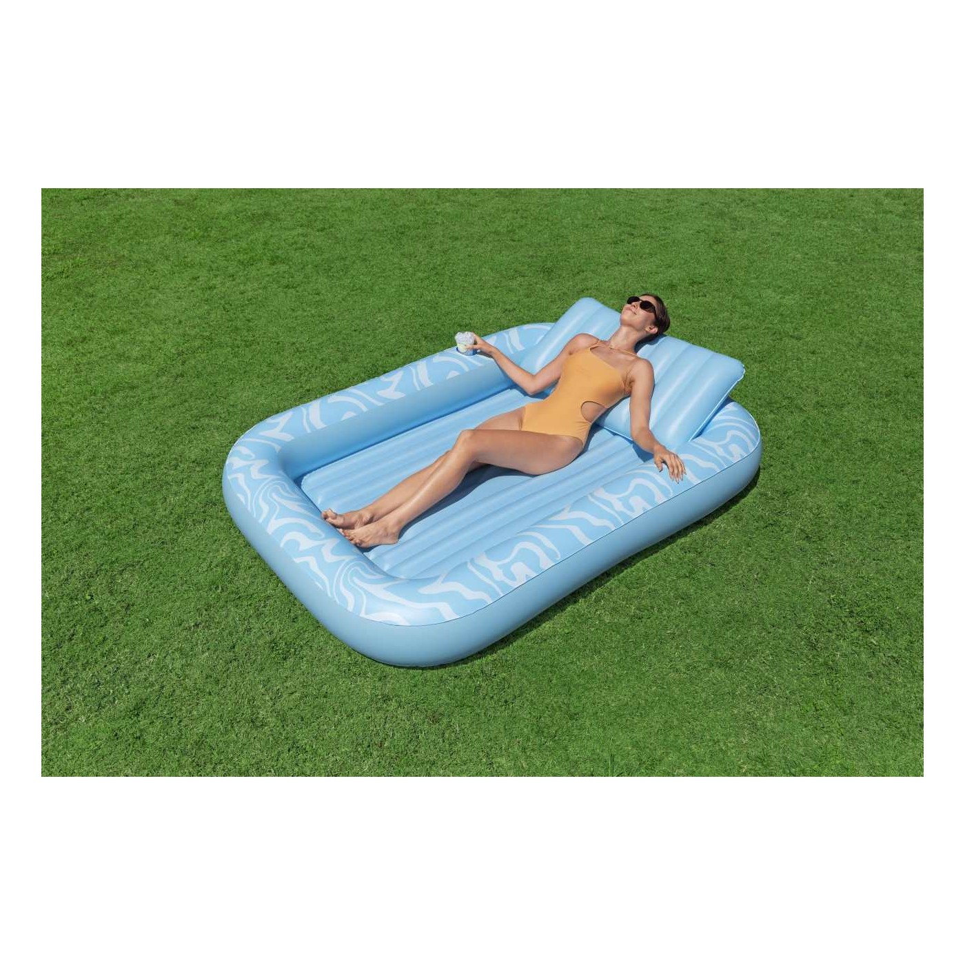 Sun Kiss BESTWAY nafukovací matrac na kúpanie s opierkou chrbta