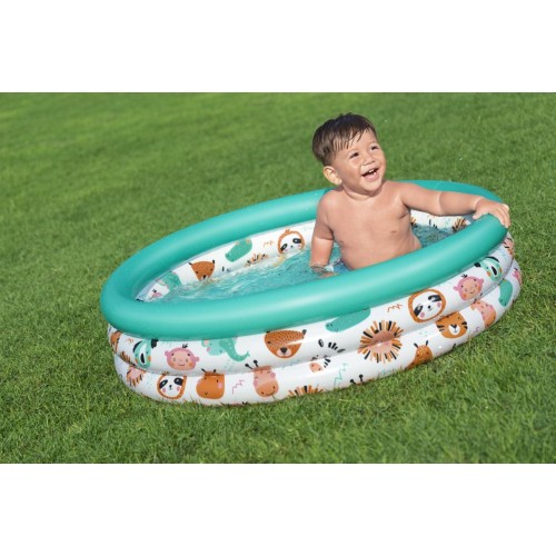 Nafukovací bazén Brodík pre deti 102x25cm Rybičky BESTWAY + Opravná záplata