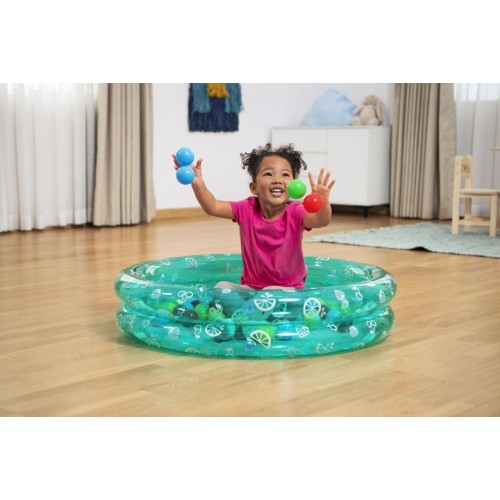 Zelený bazén 91x20cm + loptičky BESTWAY