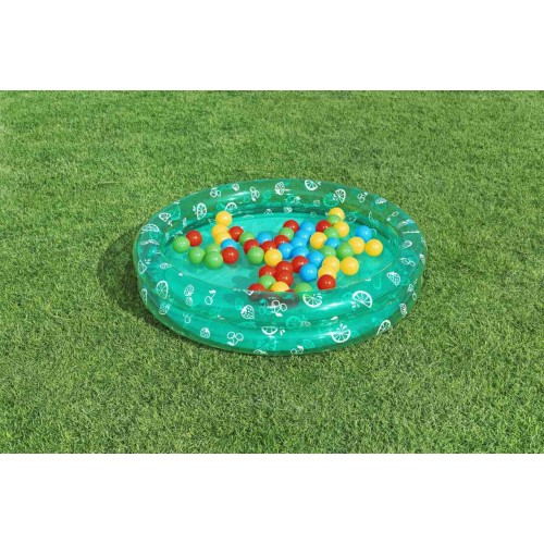 Zelený bazén 91x20cm + loptičky BESTWAY