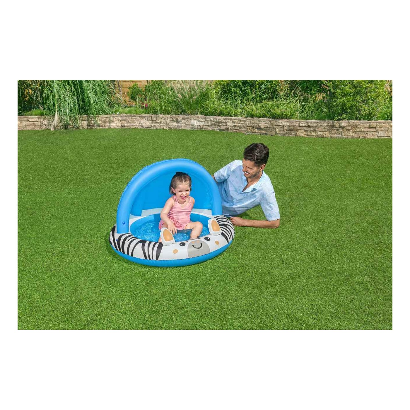 Bazén so zastrešením 91cm Zebra BESTWAY