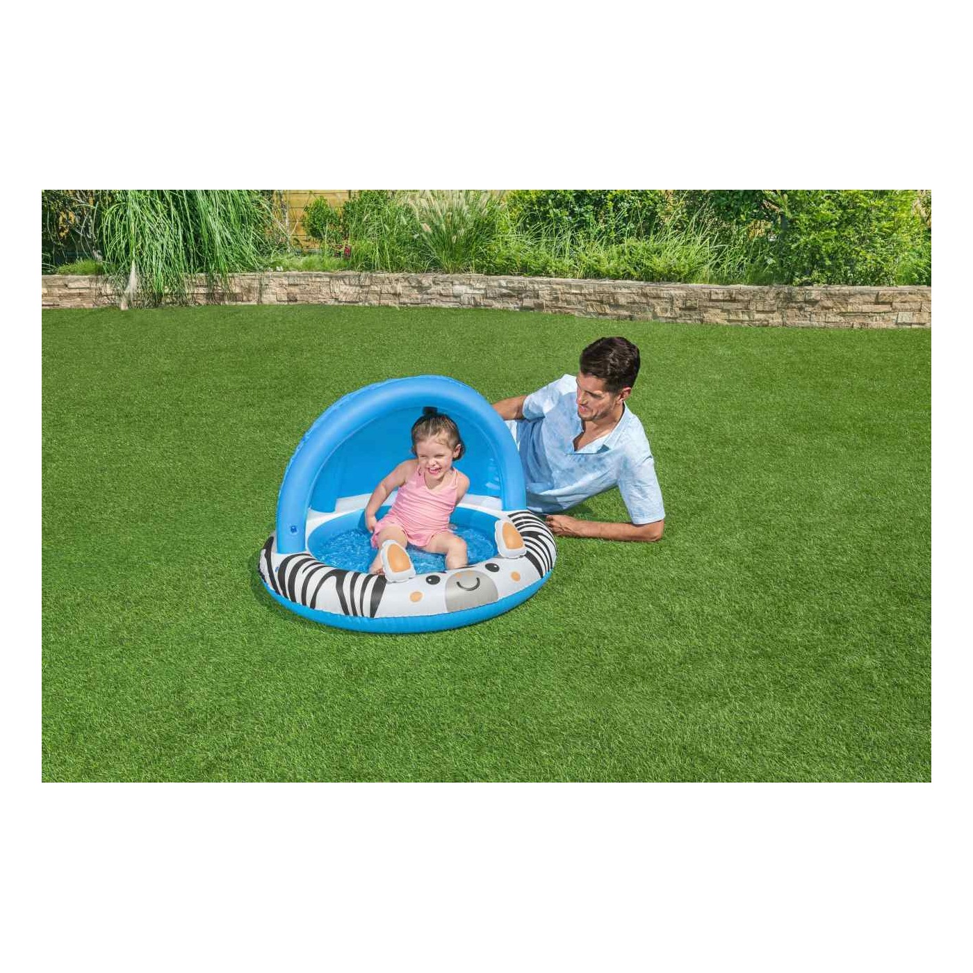 Bazén so zastrešením 91cm Zebra BESTWAY