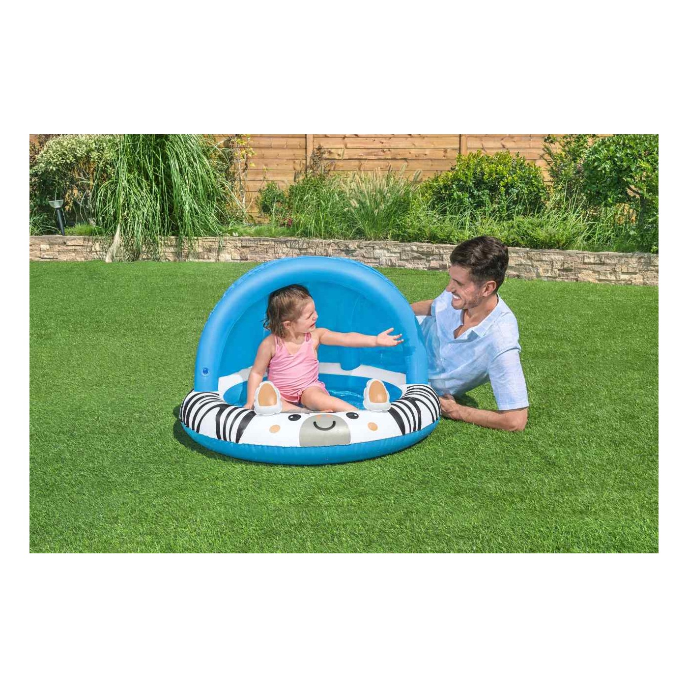 Bazén so zastrešením 91cm Zebra BESTWAY