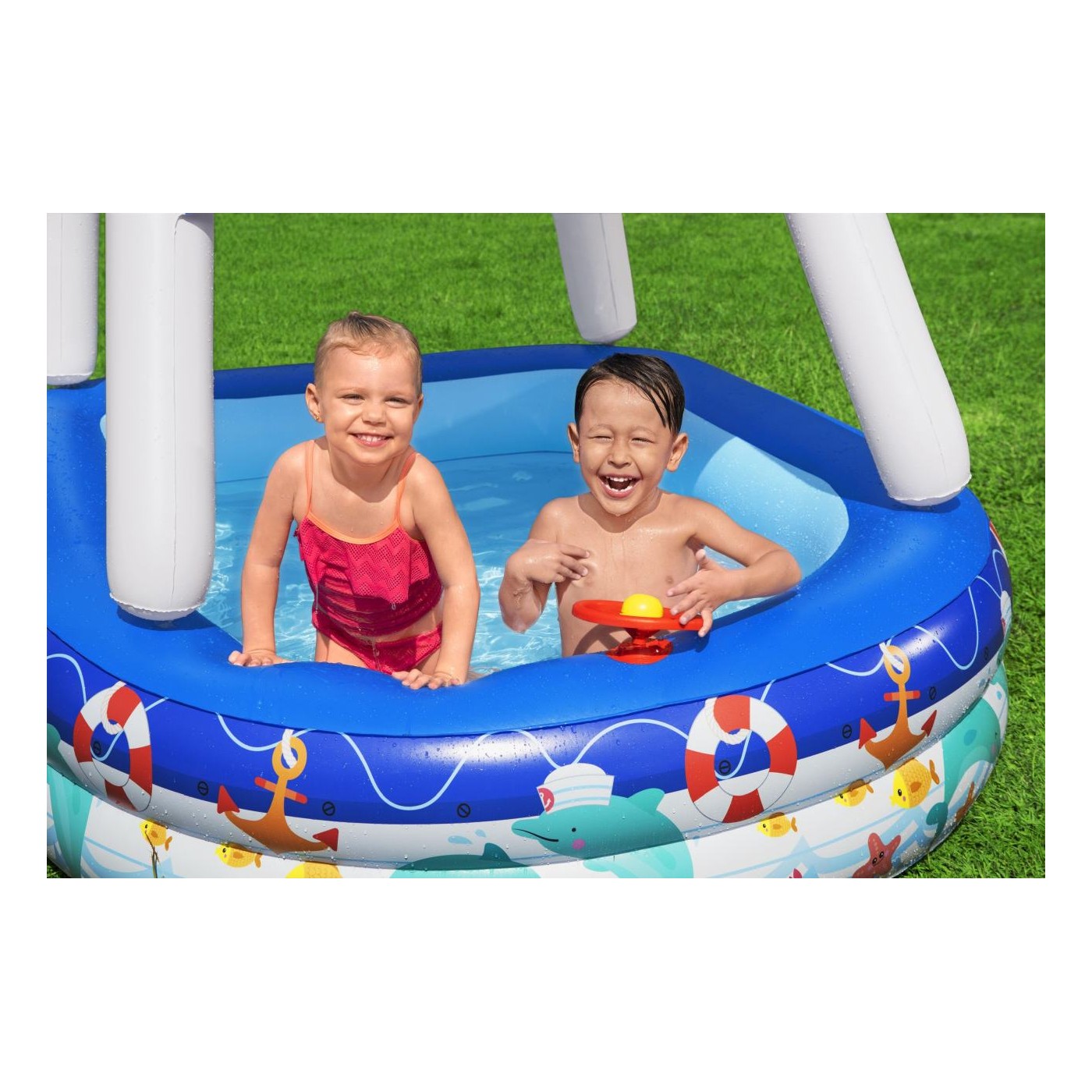 Bazén so strechou 213x155cm Ocean BESTWAY