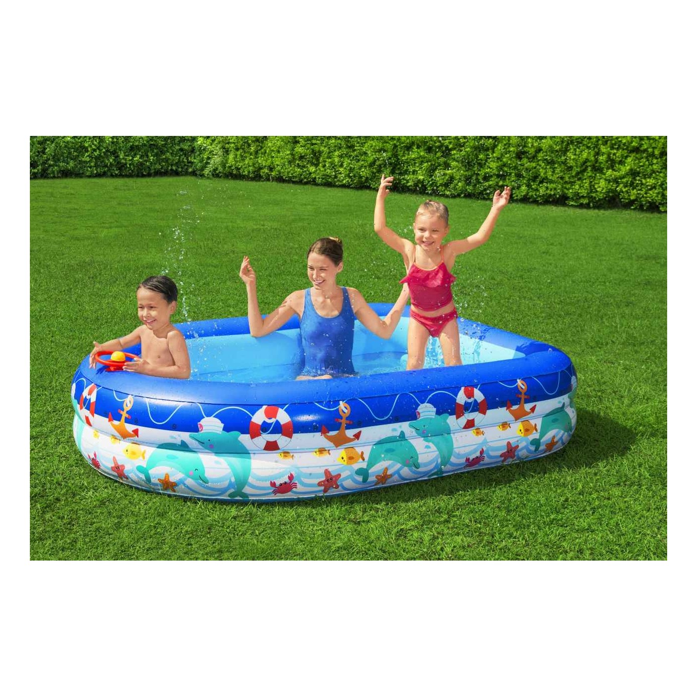 Bazén so strechou 213x155cm Ocean BESTWAY