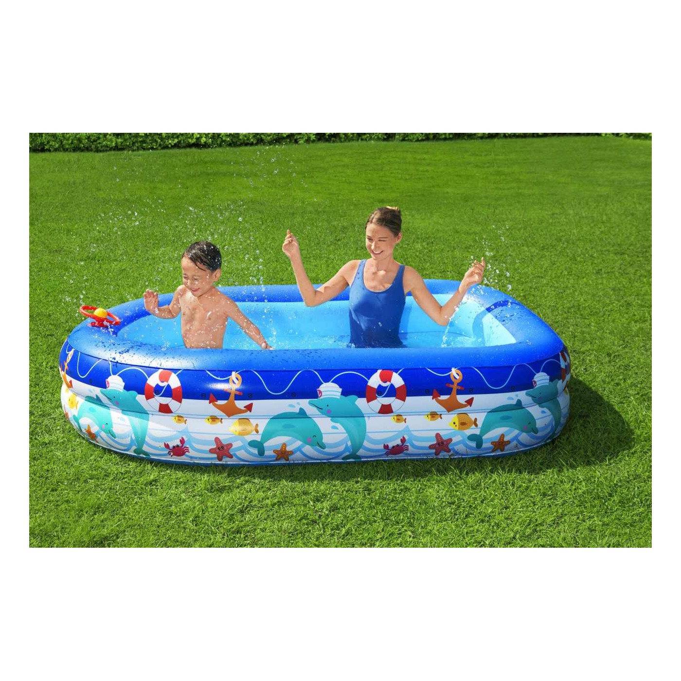 Bazén so strechou 213x155cm Ocean BESTWAY