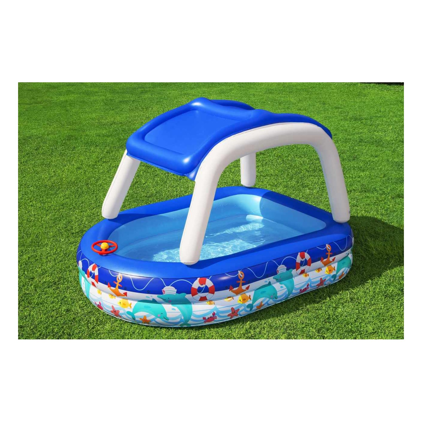 Bazén so strechou 213x155cm Ocean BESTWAY