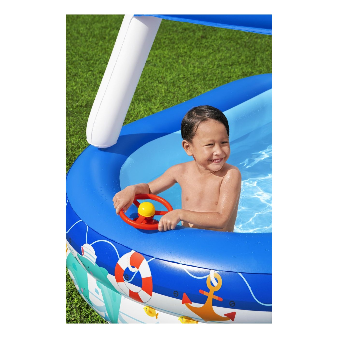 Bazén so strechou 213x155cm Ocean BESTWAY