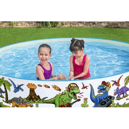 Dinosaury expanzný bazén pre deti 3+ BESTWAY 244x46cm Vinyl + PVC