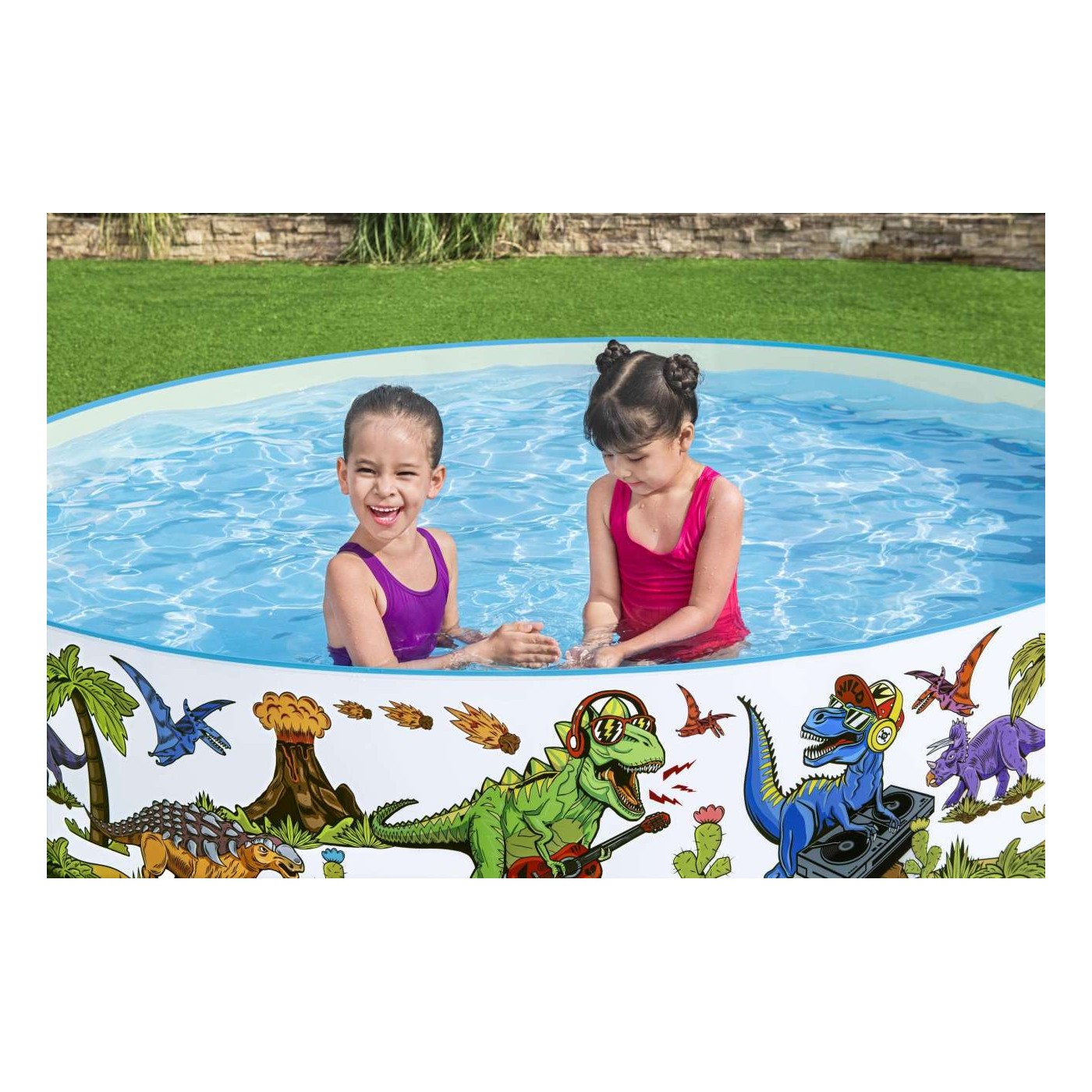 Dinosaury expanzný bazén pre deti 3+ BESTWAY 244x46cm Vinyl + PVC