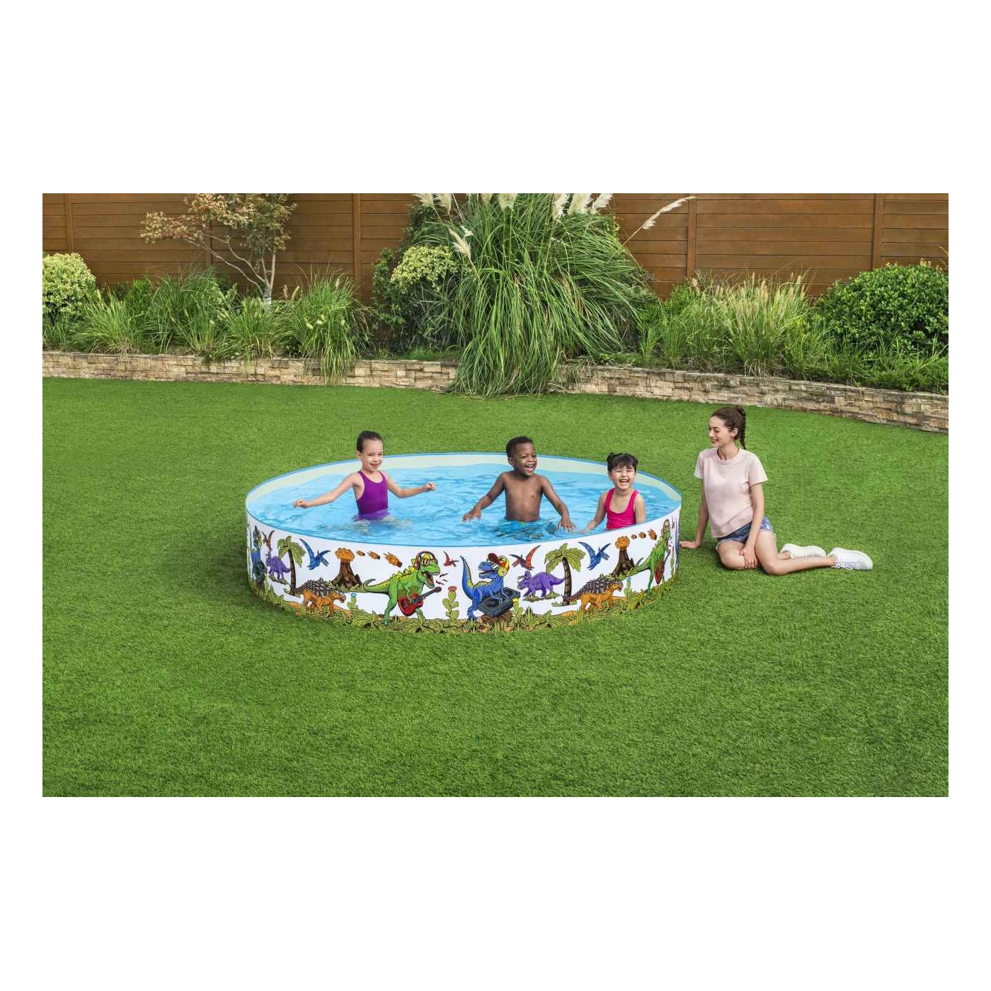 Dinosaury expanzný bazén pre deti 3+ BESTWAY 244x46cm Vinyl + PVC