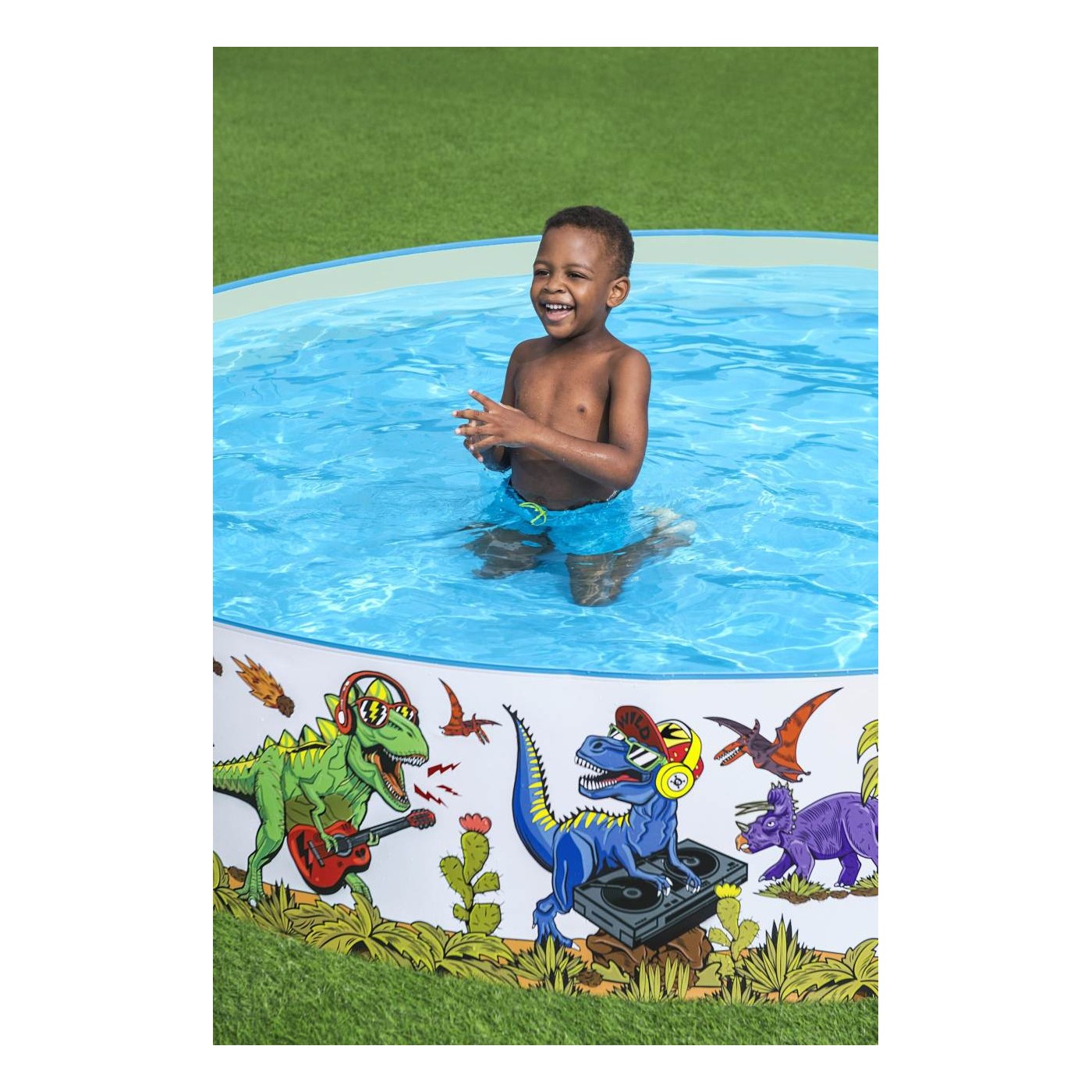 Dinosaury expanzný bazén pre deti 3+ BESTWAY 244x46cm Vinyl + PVC