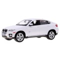 BMW X6 biele RASTAR model 1:14 Diaľkovo ovládané Auto SUV + ovládač 2,4 GHz