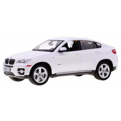 BMW X6 biele RASTAR model 1:14 Diaľkovo ovládané Auto SUV + ovládač 2,4 GHz