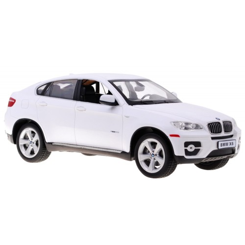BMW X6 biele RASTAR model 1:14 Diaľkovo ovládané Auto SUV + ovládač 2,4 GHz