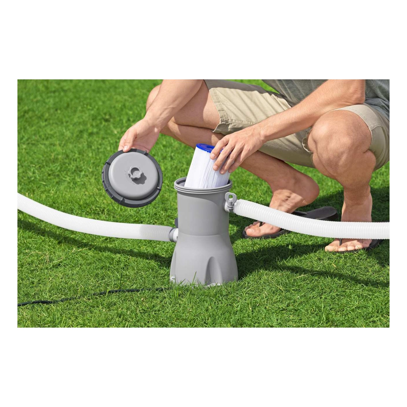 Filtračné Čerpadlo bazénové 3028l/h BESTWAY + Vymeniteľný filter II