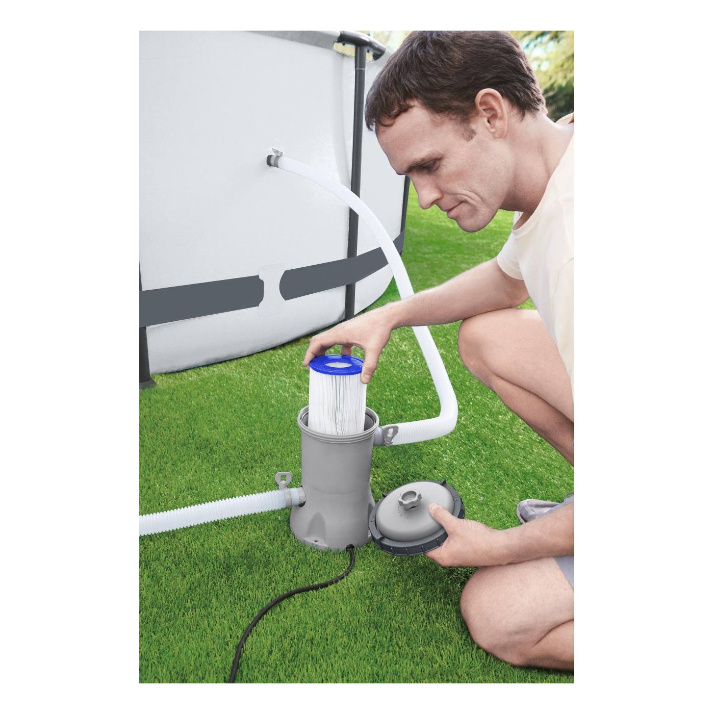 Filtračné Čerpadlo bazénové 3028l/h BESTWAY + Vymeniteľný filter II