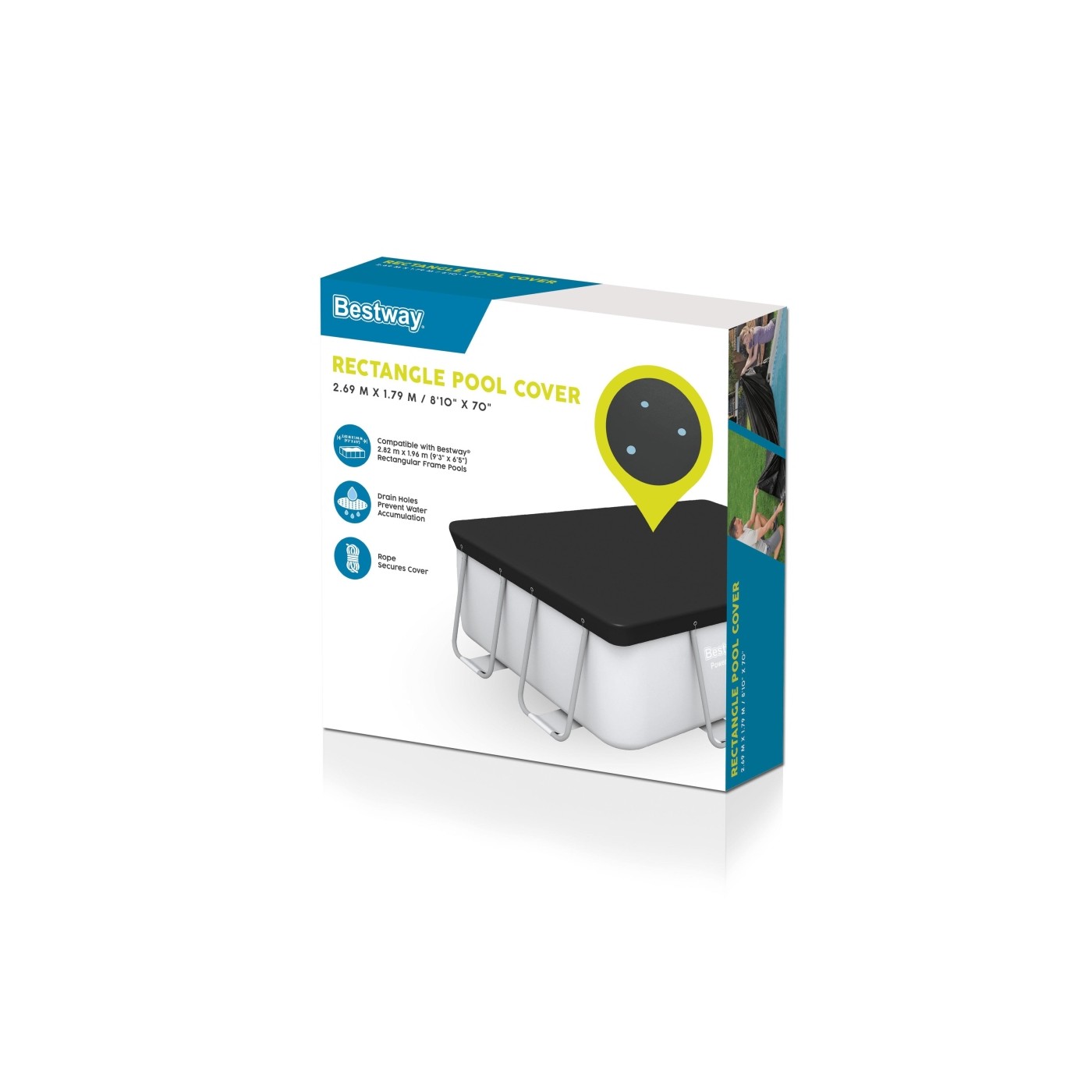 Zastrešenie bazénu PowerSteel 269x179 cm BESTWAY