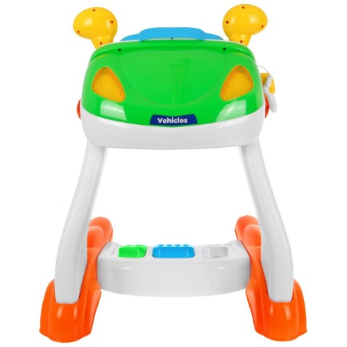 Interaktívny Simulátor autíčka pre deti 3+ Zvuky Svetlá + Kokpit + Volant + Pedály + Stolička