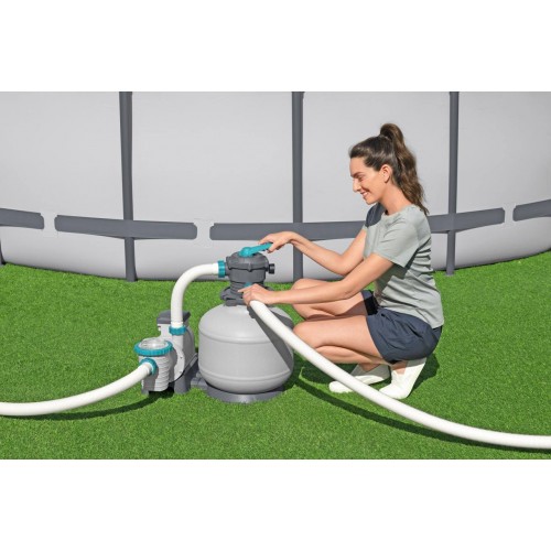 Pieskové filtračné čerpadlo pre bazény BESTWAY 11355 l + Spojky + Hadice