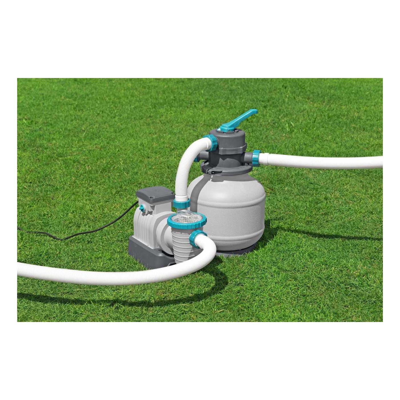 Pieskové filtračné čerpadlo pre bazény BESTWAY 8327 l/h + Spojky + Hadice