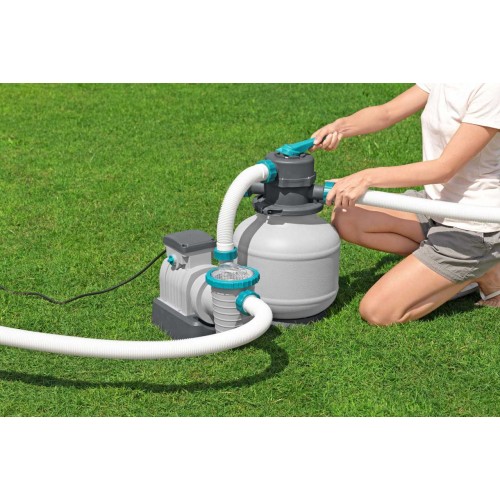Pieskové filtračné čerpadlo pre bazény BESTWAY 8327 l/h + Spojky + Hadice