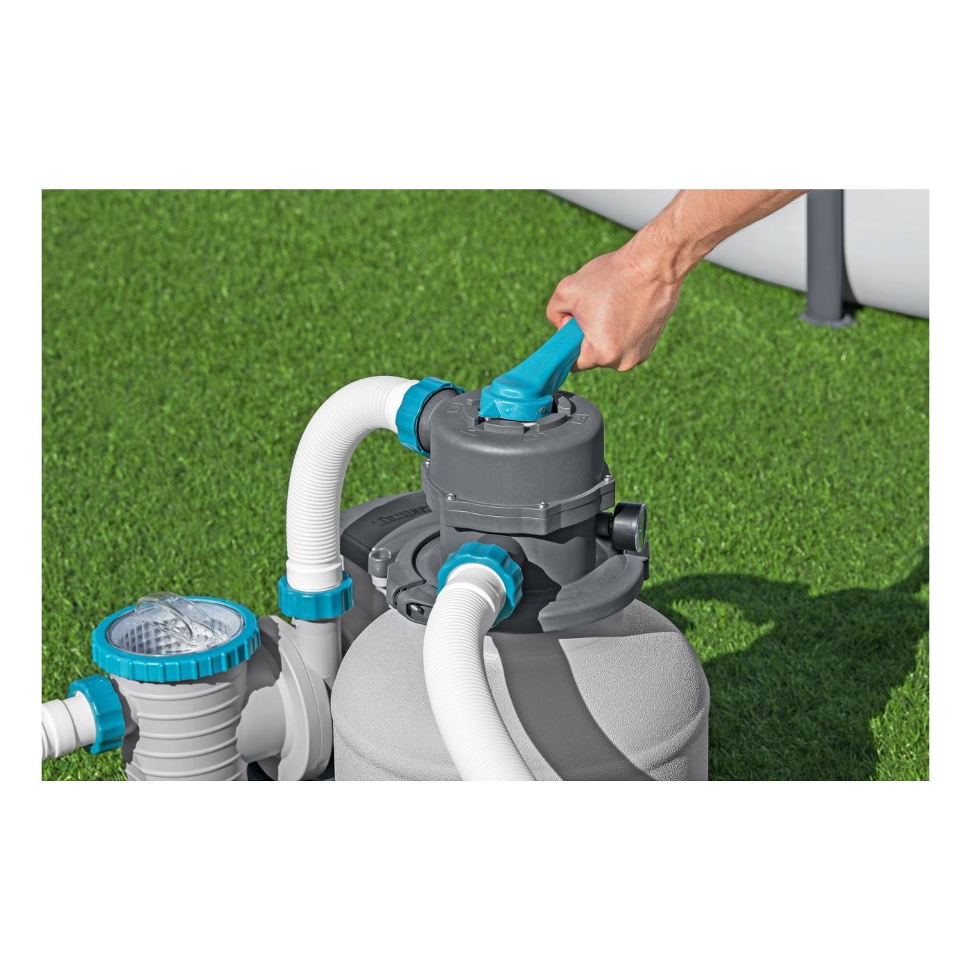 Pieskové filtračné čerpadlo pre bazény BESTWAY 8327 l/h + Spojky + Hadice