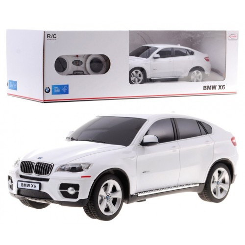 BMW X6 biele RASTAR model 1:24 Diaľkovo ovládané Auto SUV + ovládač
