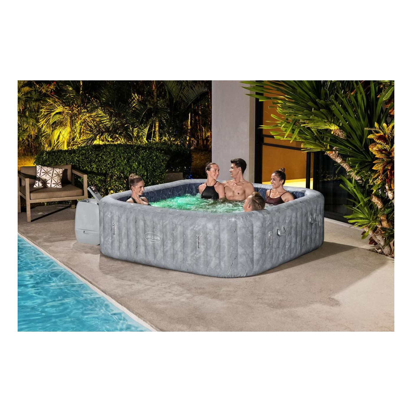 Lay-Z-Spa San Francisco SMART HydroJet PRO Jacuzzi BESTWAY