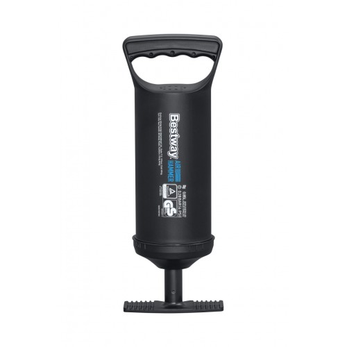 Ručná piestová pumpa BESTWAY 0,85l/cyklus + 3 koncovky + flexibilná hadica