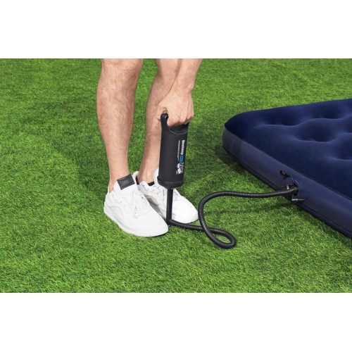 Ručná piestová pumpa BESTWAY 0,85l/cyklus + 3 koncovky + flexibilná hadica