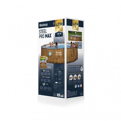 Rám bazén 14FT 427x107cm Oceľový PRO MAX BESTWAY