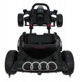 Go-kart Audi s driftovacou funkciou čierna