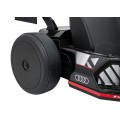 Go-kart Audi s driftovacou funkciou čierna
