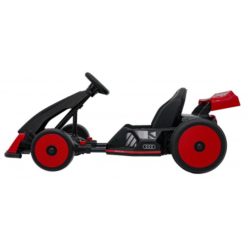 Go-kart Audi s funkciou driftu červený
