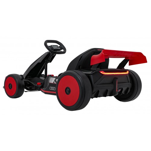 Go-kart Audi s funkciou driftu červený