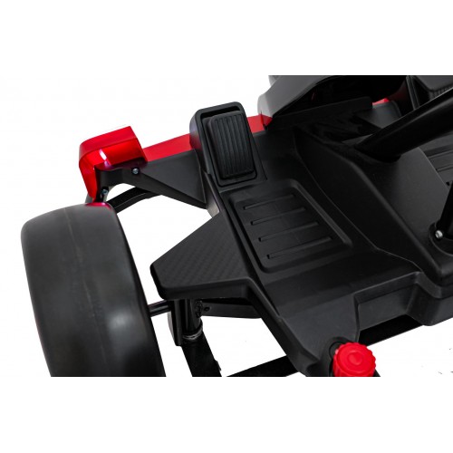 Go-kart Audi s funkciou driftu červený