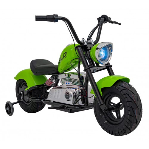 Vozidlo Motocykel Chopper Warrior Green