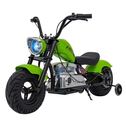 Vozidlo Motocykel Chopper Warrior Green