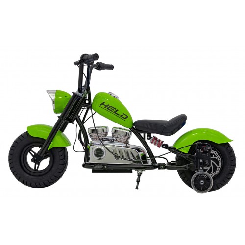 Vozidlo Motocykel Chopper Warrior Green