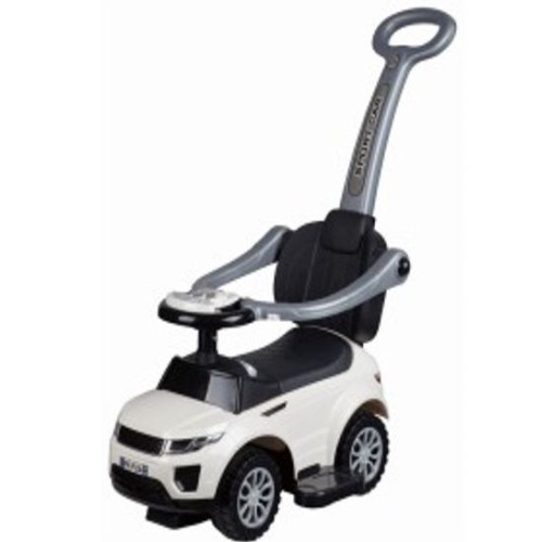 Odrážadlo s rúčkou biele