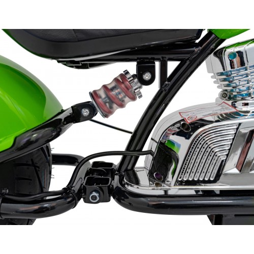 Vozidlo Motocykel Chopper Warrior Green
