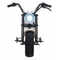 Chopper Warrior Motocykel Vehicle White