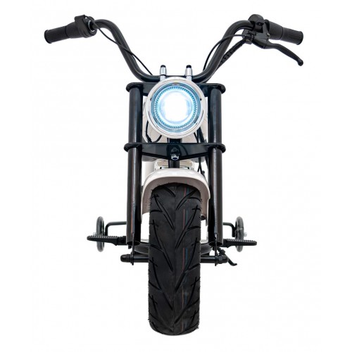 Chopper Warrior Motocykel Vehicle White